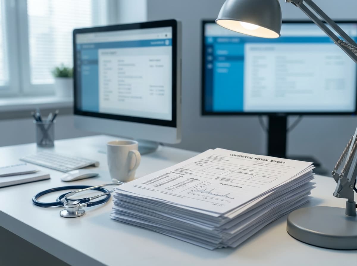 Reviewing diagnostic documents and assessment materials
